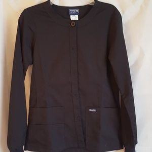 Sanibel Scrubs Black Scrub Coat